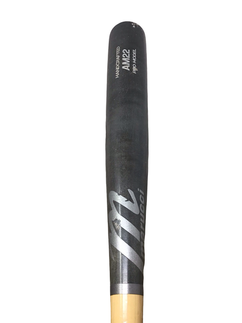 Vist Large View of Product Image Which is Used Marucci AM22 BB/SB Wood Bat 31"
