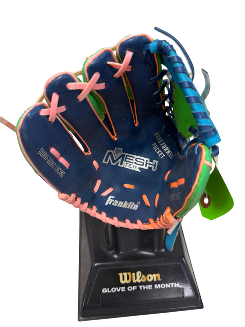 Vist Large View of Product Image Which is Used Franklin INFERNO 24950-9 T-Ball Glove LH Throw Pink 9"