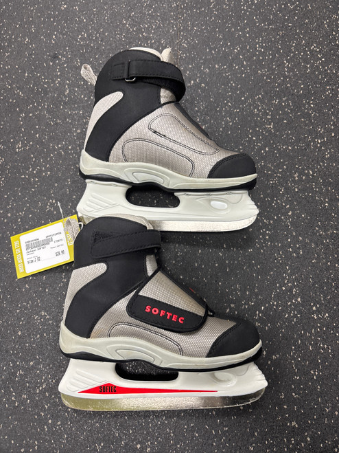 Vist Large View of Product Image Which is Used Jackson SOFTEC Boys Figure Skate Grey Junior 02