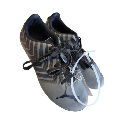 Vist Large View of Product Image Which is Used Puma CLEATS SZ12Y Soccer Cleats Black Youth 12.0