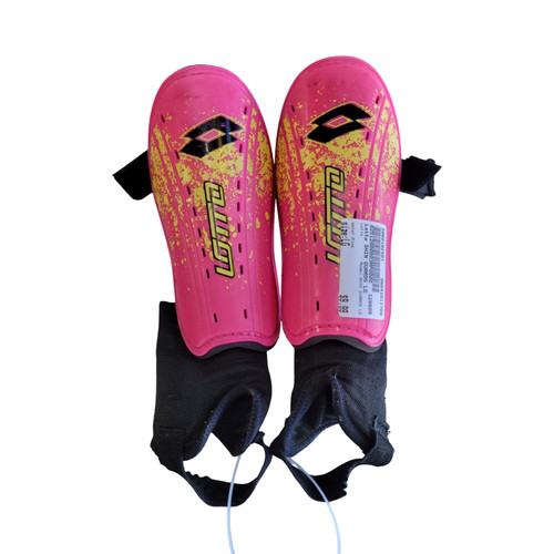 Vist Large View of Product Image Which is Used Lotto SHIN GUARDS LG Soccer Shin Guards Youth Pink LG