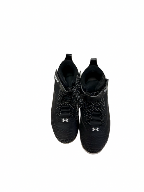 Vist Large View of Product Image Which is Used Under Armour Harper 7 Mid RM GS 3025598-001 Baseball Cleats Black Junior 01.5