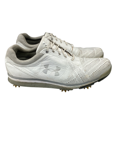 Vist Large View of Product Image Which is Used Under Armour Mens Golf Shoes White Senior 11.5