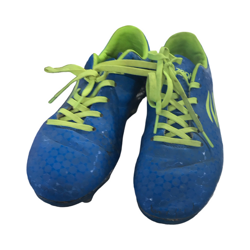 Vist Large View of Product Image Which is Used Soccer Indoor Shoes Royal Blue Junior 05
