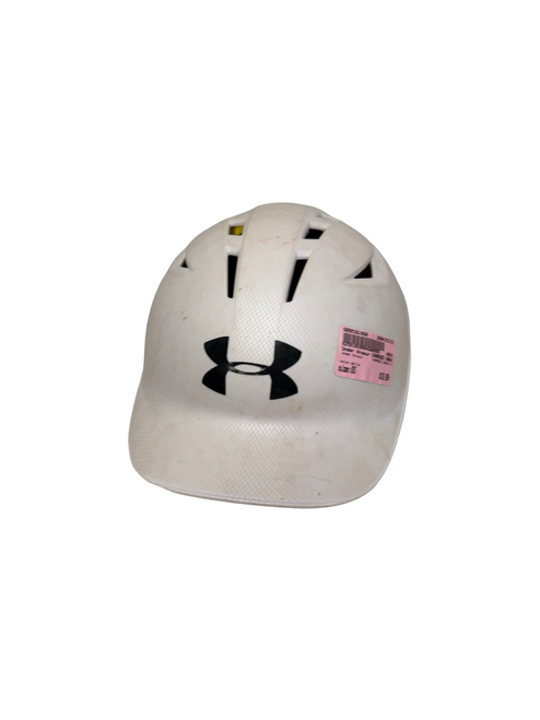 Vist Large View of Product Image Which is Used Under Armour UABH2-110 5 7/8 - 6 3/4 Youth Batting Helmet White