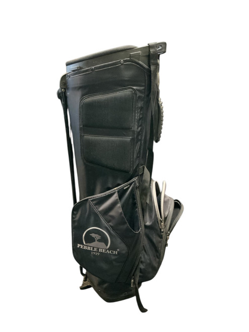 Vist Large View of Product Image Which is Used Sun Mountain PEBBLE BEACH Mens Stand Bag Black