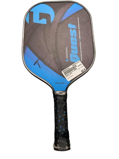Vist Large View of Product Image Which is Used Gamma Sports QUEST Pickleball Racquet Black