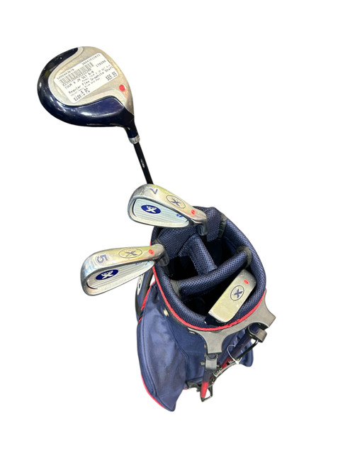 Vist Large View of Product Image Which is Used TOUR X JR SET 6-9 Jr Package Set RH Navy Blue And Red 5 Piece