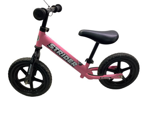 Vist Large View of Product Image Which is Used Strider STRIDER 12 PINK BIKE Training Wheel Bike Boys Pink 12"