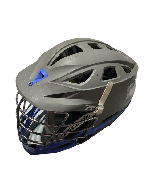Vist Large View of Product Image Which is Used Cascade R Lacrosse Helmet Grey One Size