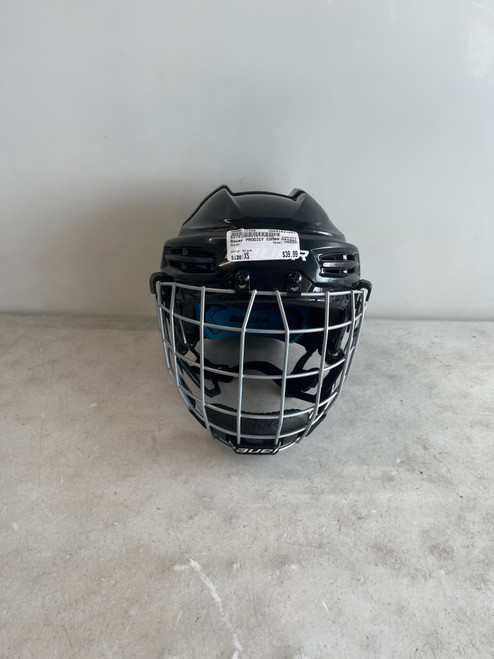 Vist Large View of Product Image Which is Used Bauer PRODIGY Helmet Cage Combo Black XS
