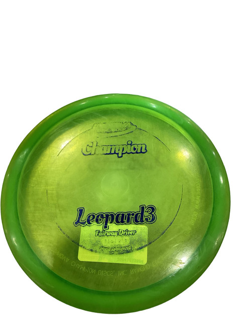 Vist Large View of Product Image Which is Used Innova LEOPARD 3 CHAMPION Disc Golf Driver Green