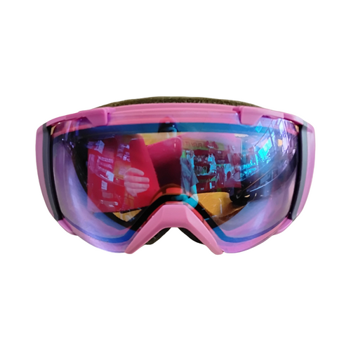 Vist Large View of Product Image Which is Used Smith Snow Goggles Adult Purple
