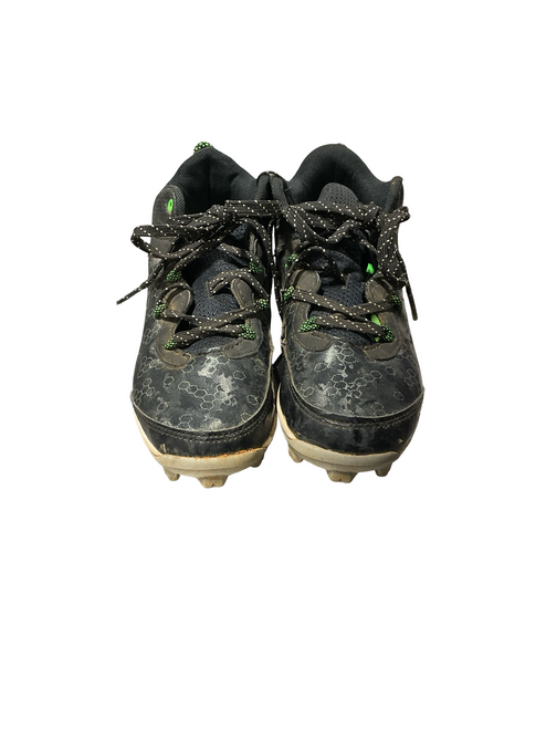 Vist Large View of Product Image Which is Used Under Armour BRYCE HARPER CLEATS BB/SB Cleats Black Junior 02