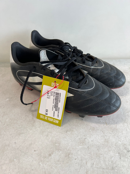 Vist Large View of Product Image Which is Used Adidas Soccer Cleats Black Senior 9