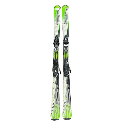 Vist Large View of Product Image Which is Used Elan EFLEX 4 Mens DH Ski/Binding Green 168 cm
