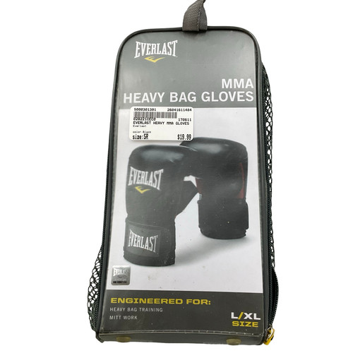 Vist Large View of Product Image Which is Used Everlast Martial Arts Gloves Black Senior