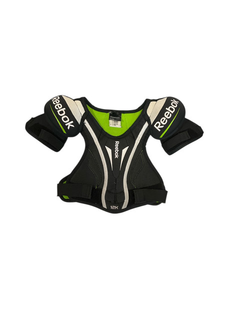 Vist Large View of Product Image Which is Used Reebok 12K Youth Shoulder Pads LG