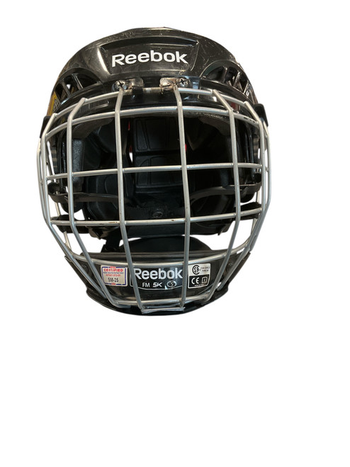 Vist Large View of Product Image Which is Used Reebok 3K Helmet Cage Combo None SM