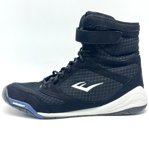 Vist Large View of Product Image Which is Used Everlast ELITE Boxing Shoes Black Senior 11