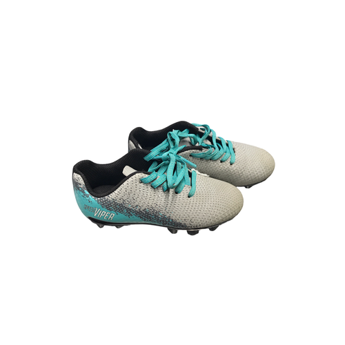 Vist Large View of Product Image Which is Used Dsg Soccer Cleats Grey Youth 10.0