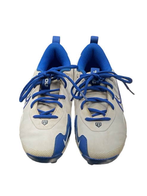 Vist Large View of Product Image Which is Used Nike FB9731-101 BB/SB Cleats White Junior 04.5