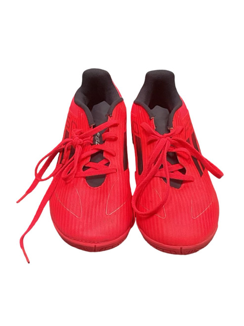 Vist Large View of Product Image Which is Used Adidas F50 Soccer Indoor Shoes Red Senior 8