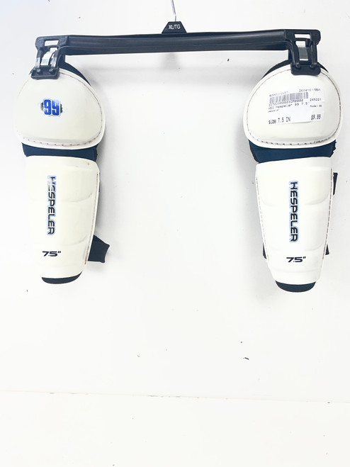 Vist Large View of Product Image Which is Used Hespeler 99 Youth Shin Guards None 7 1/2"