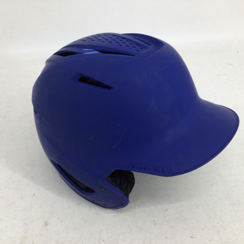 Vist Large View of Product Image Which is Used Evoshield SM BASEBALL HELMET Batting Helmet No Mask Royal Blue SM
