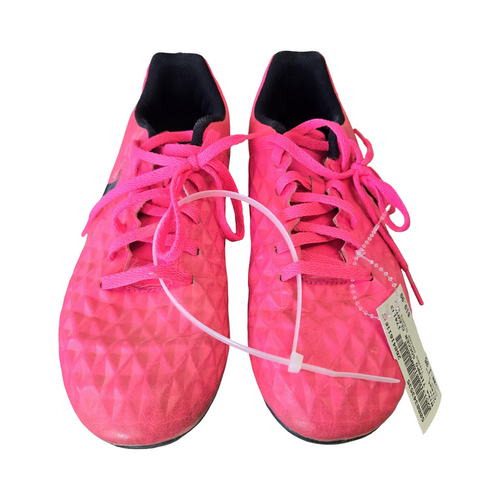 Vist Large View of Product Image Which is Used Nike TIEMPO SOCCER CLEATS SZ 5 Soccer Cleats Pink Junior 05