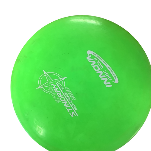 Vist Large View of Product Image Which is Used Innova STAR STINGRAY Disc Golf Mid Range Green