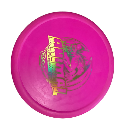 Vist Large View of Product Image Which is Used Innova NEXUS Disc Golf Putter Purple 170g