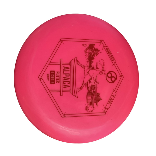 Vist Large View of Product Image Which is Used Infinite Discs ALPACA Disc Golf Putter Pink 175g