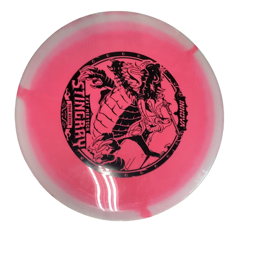 Vist Large View of Product Image Which is Used Innova STING RAY Disc Golf Mid Range Pink