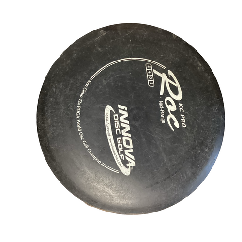 Vist Large View of Product Image Which is Used Innova KC PRO Disc Golf Mid Range Black