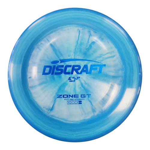 Vist Large View of Product Image Which is Used Discraft ZONE GT Disc Golf Mid Range Royal Blue 174g