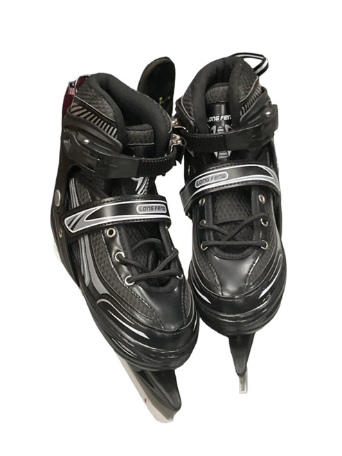 Vist Large View of Product Image Which is Used LONG FENG ADJ SKATES 35-38 Boys Softboot Skate Black Adjustable