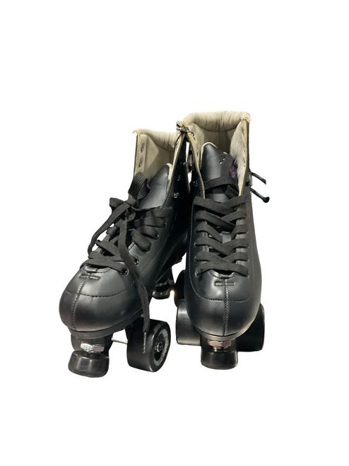 Vist Large View of Product Image Which is Used Sure Grip BLK SKATES Senior Rec Fitness Skates Black Senior 7