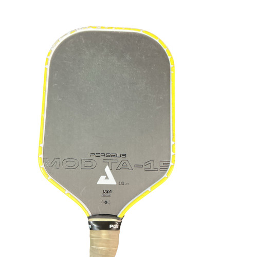 Vist Large View of Product Image Which is Used JOOLA PERSEUS MOD TA-15 Pickleball Racquet Yellow