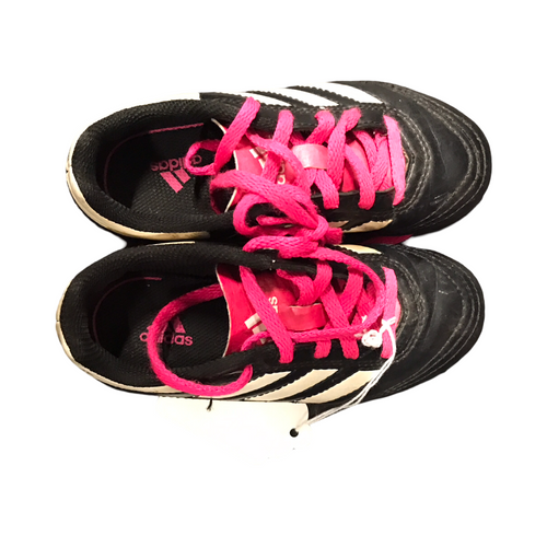 Vist Large View of Product Image Which is Used Adidas Soccer Cleats Black Youth 10.5