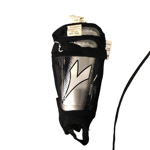 Vist Large View of Product Image Which is Used Diadora Soccer Shin Guards Youth Black XXS