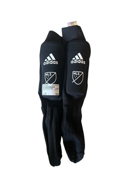Vist Large View of Product Image Which is Used Adidas Soccer Shin Guards Junior Black MD