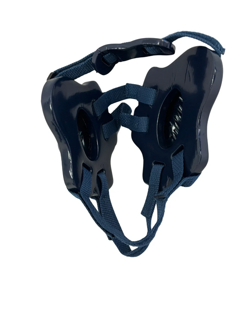 Vist Large View of Product Image Which is Used Cliff Keen F5 Tornado Yth OSFM Wrestling Headgear Navy Blue