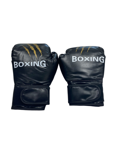 Vist Large View of Product Image Which is Used Boxing Gloves Black MD