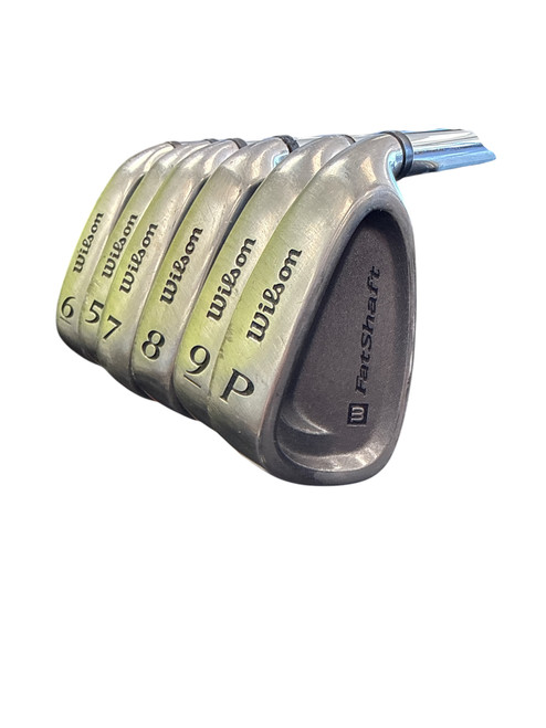 Vist Large View of Product Image Which is Used Wilson FATSHAFT Mens Iron Set RH 5I-PW