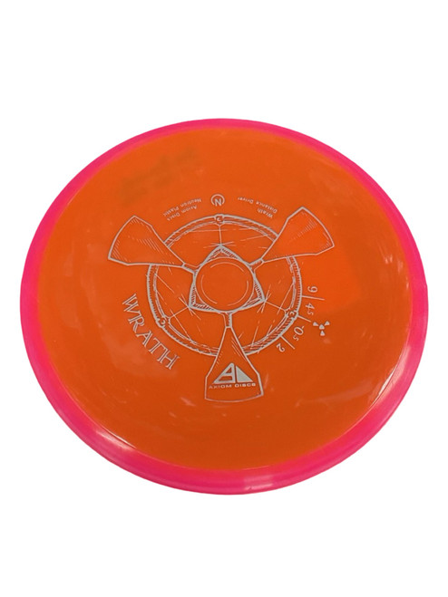 Vist Large View of Product Image Which is Used Axiom NUETRON WRAITH Disc Golf Driver Orange 158g