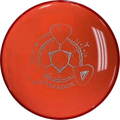 Vist Large View of Product Image Which is Used Axiom NEUTRON PARADOX Disc Golf Mid Range Orange 170g