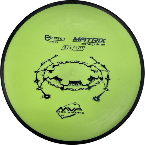 Vist Large View of Product Image Which is Used MVP ELECTRON MATRIX Disc Golf Mid Range Yellow 158g