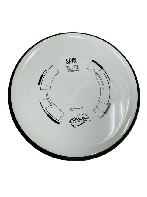 Vist Large View of Product Image Which is Used MVP NEUTRON SPIN Disc Golf Putter White 172g
