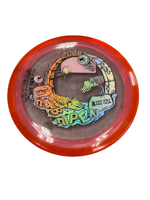Vist Large View of Product Image Which is Used MVP GYRO VANISH Disc Golf Driver Orange 158g